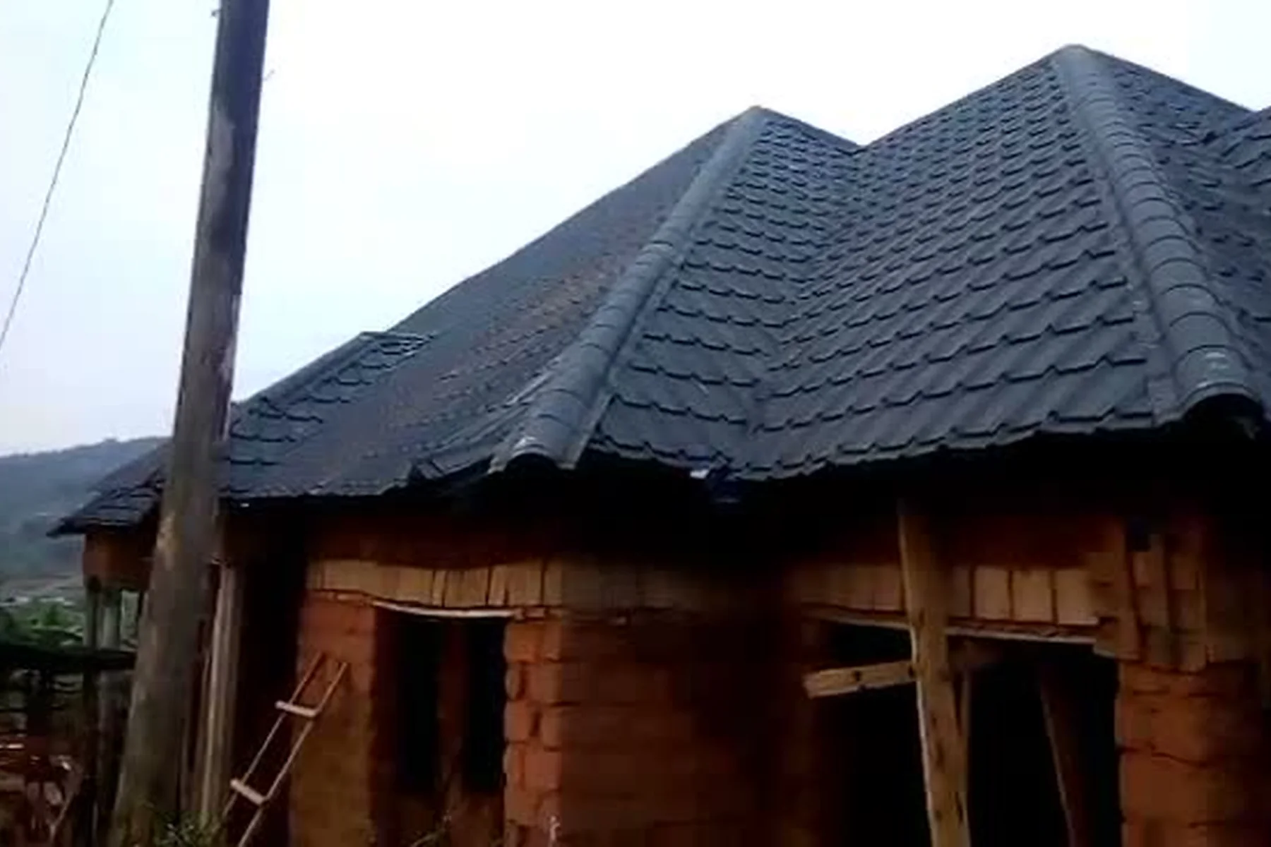 Phase one construction at École Maternelle Graine d'Or in Rusororo, Rwanda