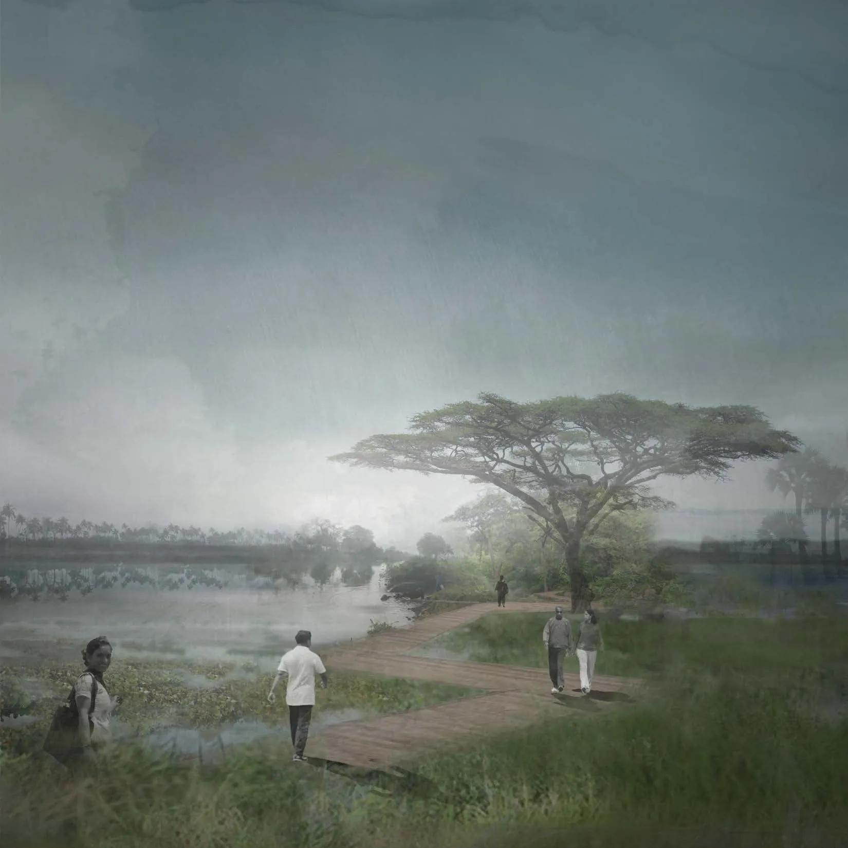 Wetland Rehabilitation in Kowtaram, Andhra Pradesh, India, project image 2