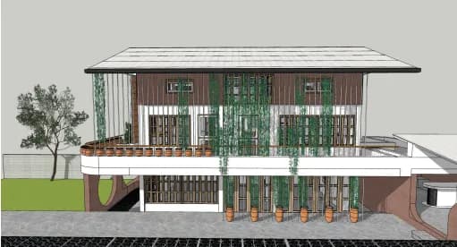 Baan Tam-na Sustainable Home in Sukhumvit, Thailand, project image 4